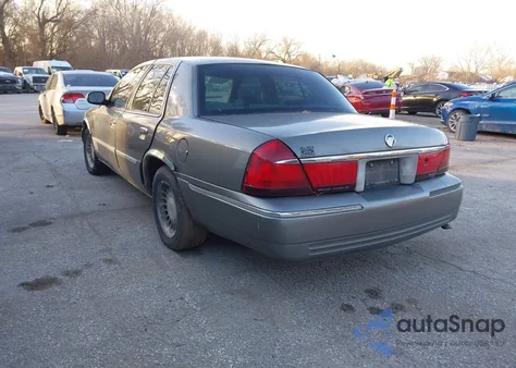 2000 Mercury Grand Marquis Ls из США, поврежденный, VIN 2MEFM75W0YX719216